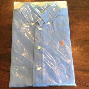 NWT still in plastic Ralph Lauren button down.